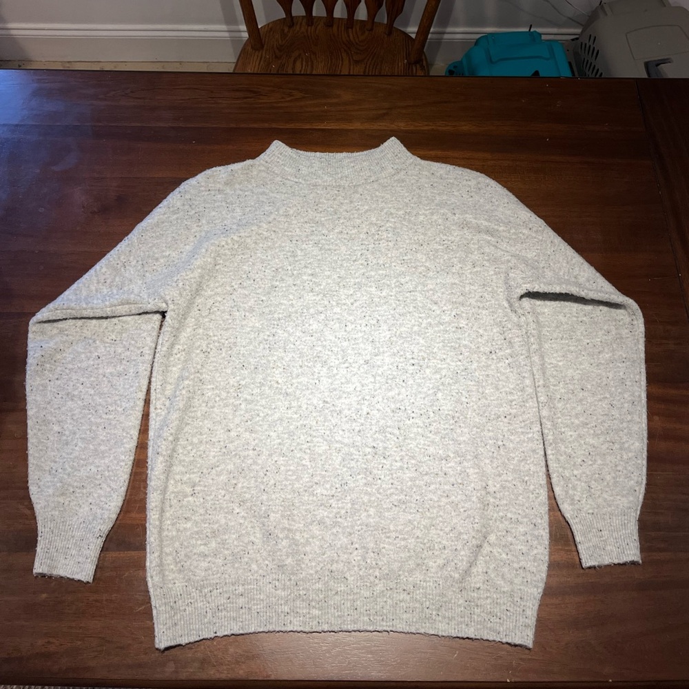A New Day Women’s Mock Neck Grey Sweater